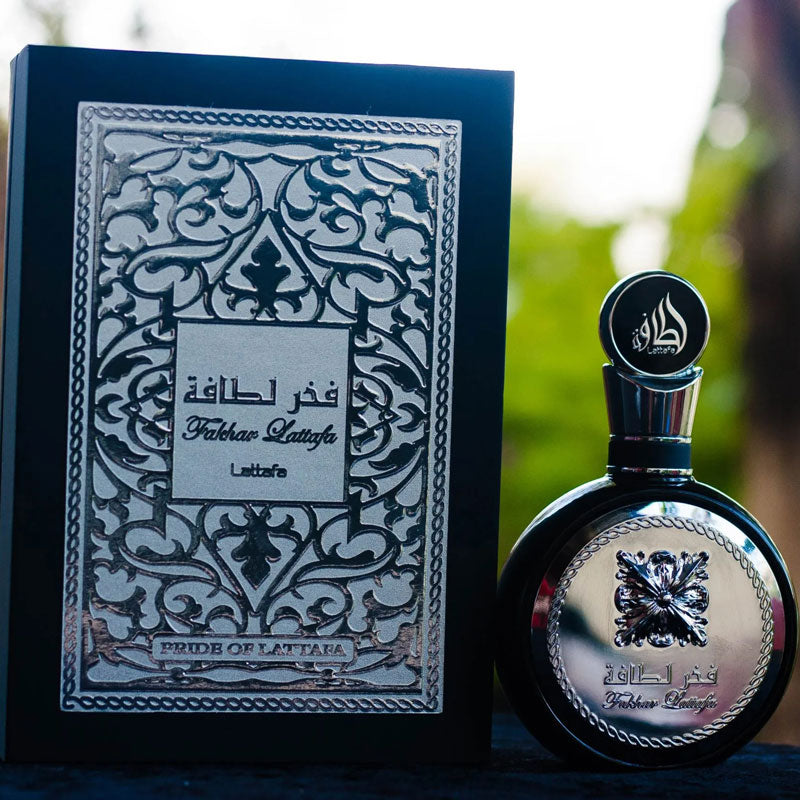 FAKHAR LATTAFA Black , 100 ml EDP perfume for men, Arabic Dubai Fragrance