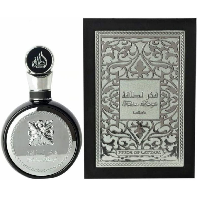 FAKHAR LATTAFA Black , 100 ml EDP perfume for men, Arabic Dubai Fragrance