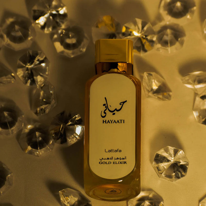 Lattafa HAYAATI Gold, 100 ml unisex EDP perfume for men and women, Arabic Dubai Fragrance