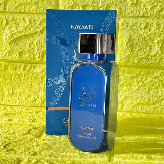 Lattafa HAYATI BLUE , 100 ml edp for Unisex, Premium quality Dubai Arabic perfume