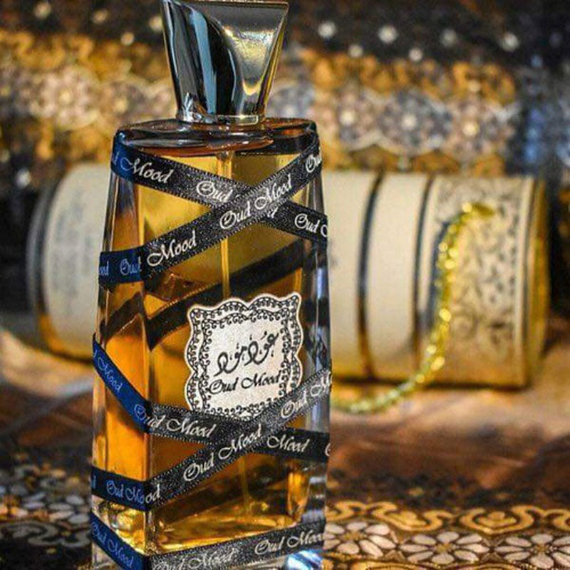 Lattafa OUD MOOD, 100 ml unisex EDP perfume for men and women, Arabic Dubai Fragrance