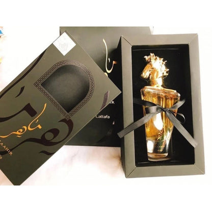 Lattafa MAAHIR Gold, 100 ml unisex EDP perfume for men and women, Arabic Dubai Fragrance