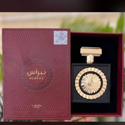 Lattafa Original refreshing NEBRAS perfume, for Unisex, Premium quality Dubai Arabic fragrance edp - 100 ml
