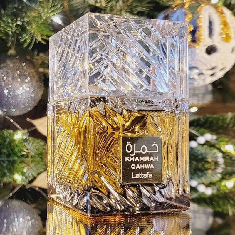 Lattafa Original refreshing perfume KHAMRAH QAHWA for Unisex, Premium quality Dubai Arabic fragrance edp - 100 ml