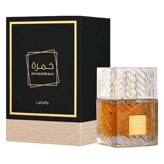 Lattafa Original refreshing perfume KHAMRAH for Unisex, Premium quality Dubai Arabic fragrance edp - 100 ml
