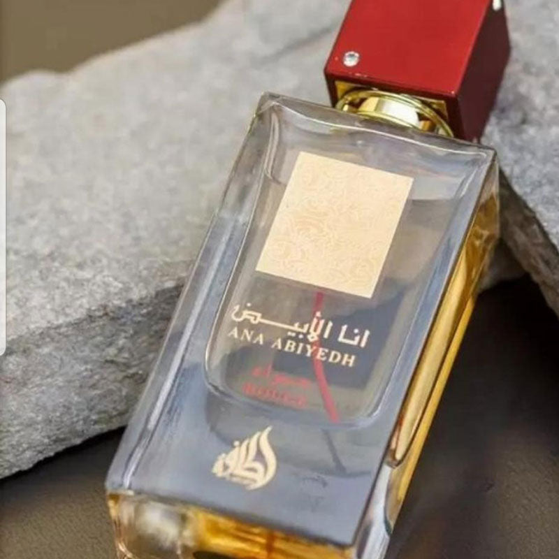 Lattafa ANA ABIYEDH ROUGE Rouge, 60 ml unisex EDP perfume for men and women, Arabic Dubai Fragrance