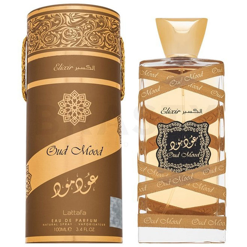 Lattafa OUD MOOD ELIXIR, 100 ml unisex EDP perfume for men and women, Arabic Dubai Fragrance