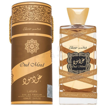 Lattafa OUD MOOD ELIXIR, 100 ml unisex EDP perfume for men and women, Arabic Dubai Fragrance