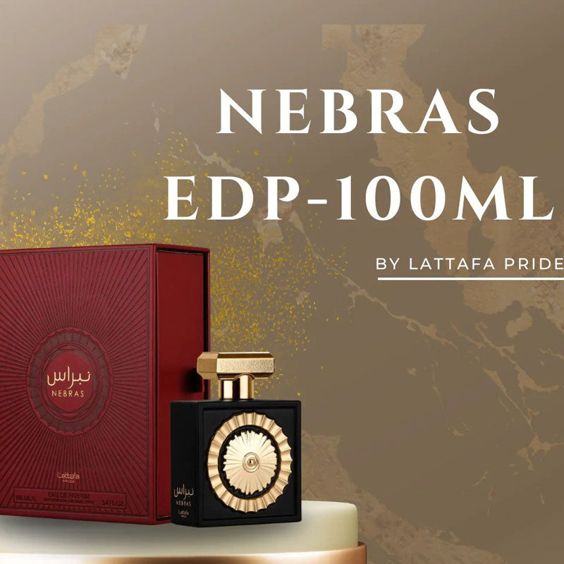 Lattafa Original refreshing NEBRAS perfume, for Unisex, Premium quality Dubai Arabic fragrance edp - 100 ml