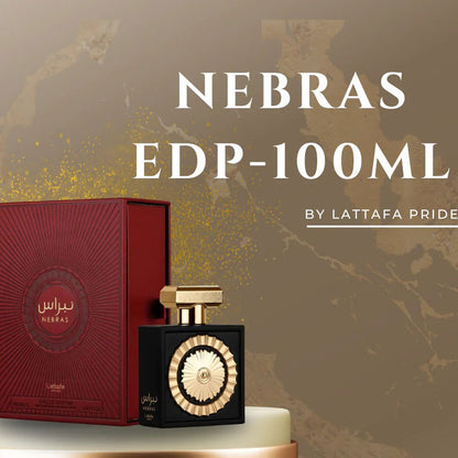Lattafa Original refreshing NEBRAS perfume, for Unisex, Premium quality Dubai Arabic fragrance edp - 100 ml