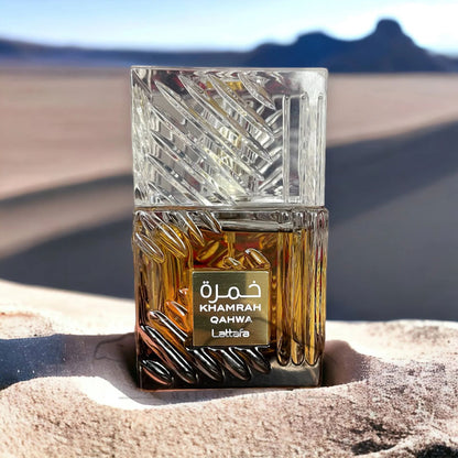 Lattafa Original refreshing perfume KHAMRAH QAHWA for Unisex, Premium quality Dubai Arabic fragrance edp - 100 ml