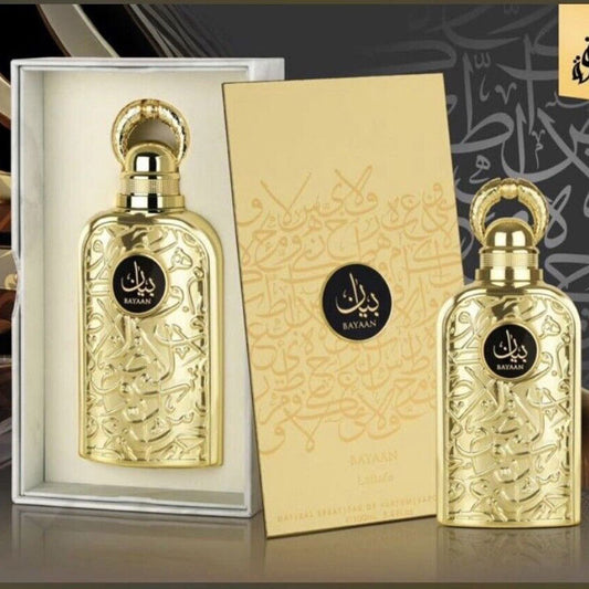 Lattafa Original refreshing perfume BAYAAN for Unisex, Premium quality Dubai Arabic fragrance edp - 100 ml