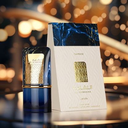 Lattafa Original refreshing perfume AL NASHAMA CAPRICE for Unisex, Premium quality Dubai Arabic fragrance edp - 100 ml