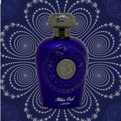Lattafa BLUE OUD, 100 ml unisex EDP perfume for men and women, Arabic Dubai Fragrance