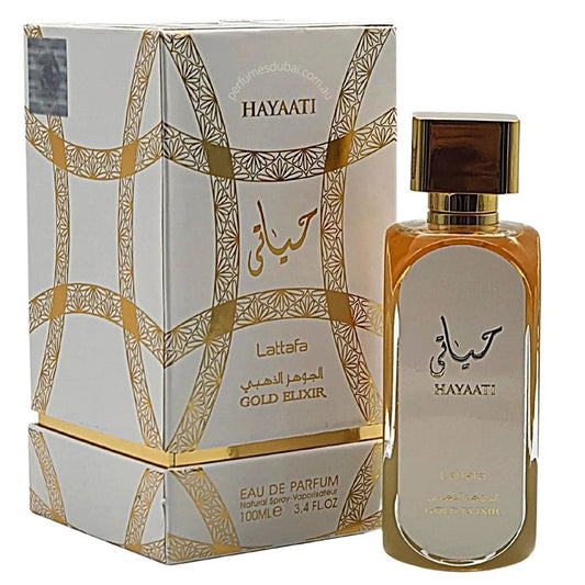 Lattafa HAYAATI Gold, 100 ml unisex EDP perfume for men and women, Arabic Dubai Fragrance