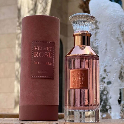 Lattafa Original refreshing VELVET ROSE perfume, for Women, Premium quality Dubai Arabic fragrance edp - 100 ml