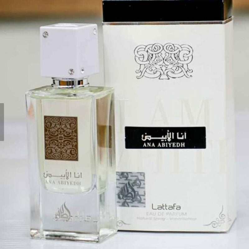 Lattafa ANA ABIYEDH, 60 ml unisex EDP perfume for men and women, Arabic Dubai Fragrance