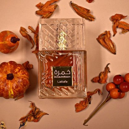Lattafa Original refreshing perfume KHAMRAH for Unisex, Premium quality Dubai Arabic fragrance edp - 100 ml