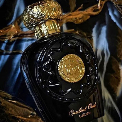 Lattafa OPULENT OUD, 100 ml unisex EDP perfume for men and women, Arabic Dubai Fragrance