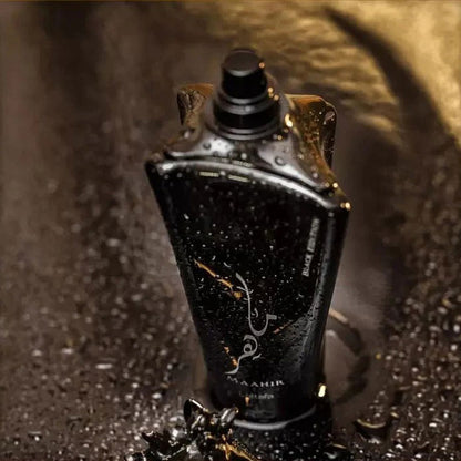 Lattafa MAAHIR Black, 100 ml unisex EDP perfume for men and women, Arabic Dubai Fragrance