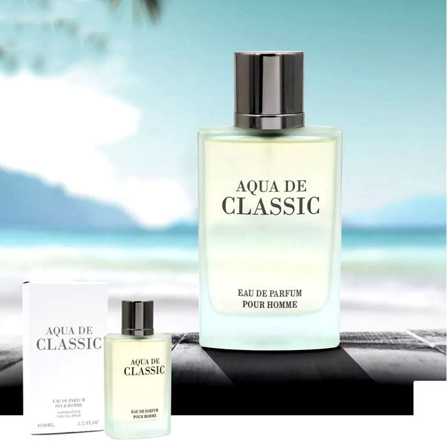 AQUA DE CLASSIC HOMME WHITE by Fragrance World, 80 ml edp for Men,  original dubai arabic perfume spray