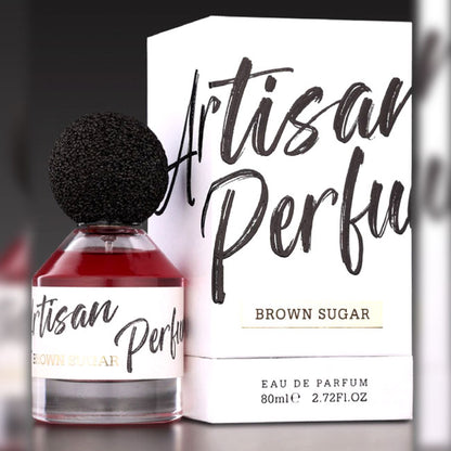 ARTISIAN PERFUMERY BROWN SUGAR by Fragrance World, 80 ml edp for Men & Women,  original dubai arabic perfume spray