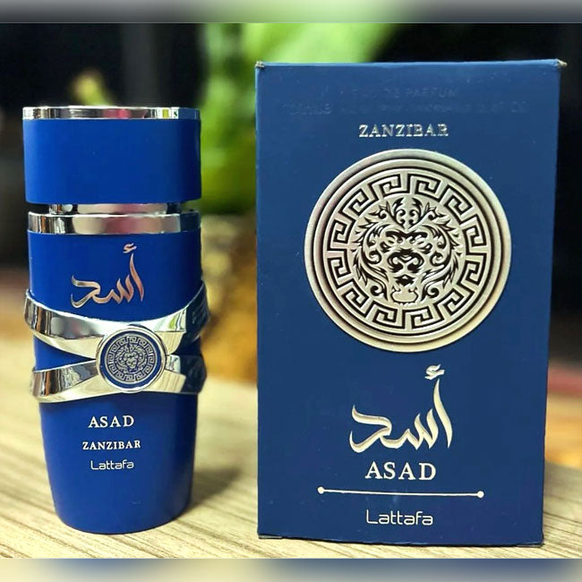 Lattafa ASAD ZANZIBAR, 100 ml edp for Men, original arabic perfume spray