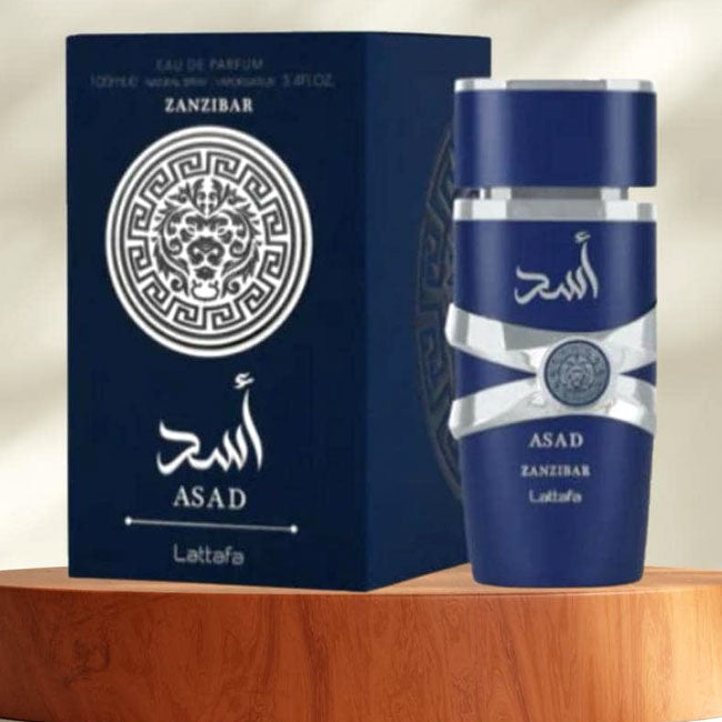 Lattafa ASAD ZANZIBAR, 100 ml edp for Men, original arabic perfume spray