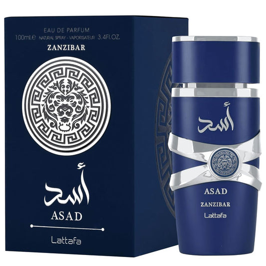 Lattafa ASAD ZANZIBAR, 100 ml edp for Men, original arabic perfume spray