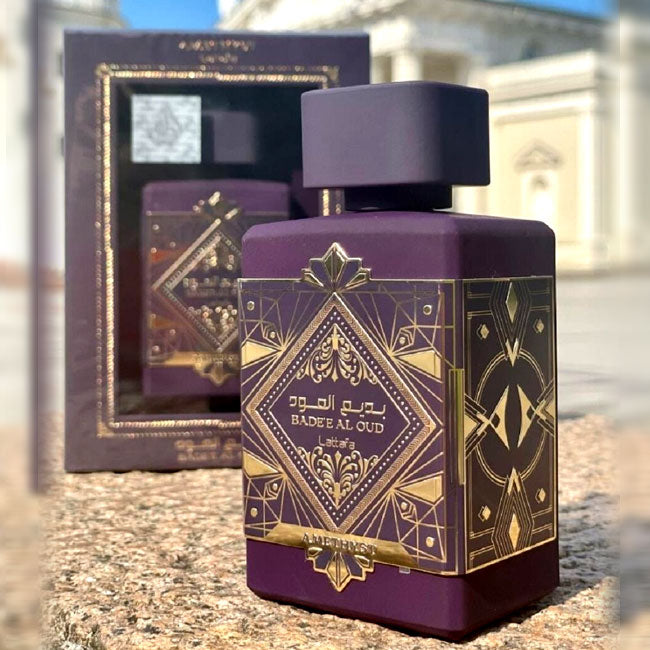 Lattafa BADEE AL OUD AMETHYST, 100 ml edp for Men & Women, original arabic perfume spray