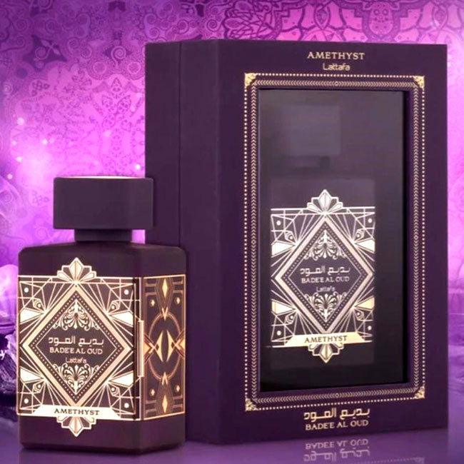 Lattafa BADEE AL OUD AMETHYST, 100 ml edp for Men & Women, original arabic perfume spray