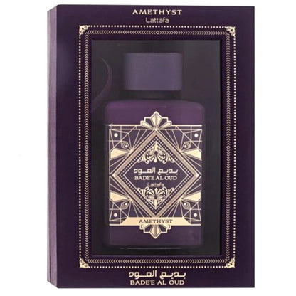 Lattafa BADEE AL OUD AMETHYST, 100 ml edp for Men & Women, original arabic perfume spray
