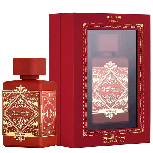 Lattafa BADEE AL OUD SUBLIME RED, 100 ml edp for Men & Women, original arabic perfume spray