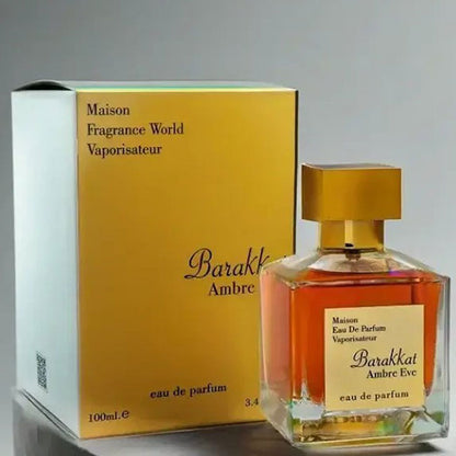 BARAKKAT AMBRE EVE by Fragrance World, 100 ml edp for Men & Women,  original dubai arabic perfume spray