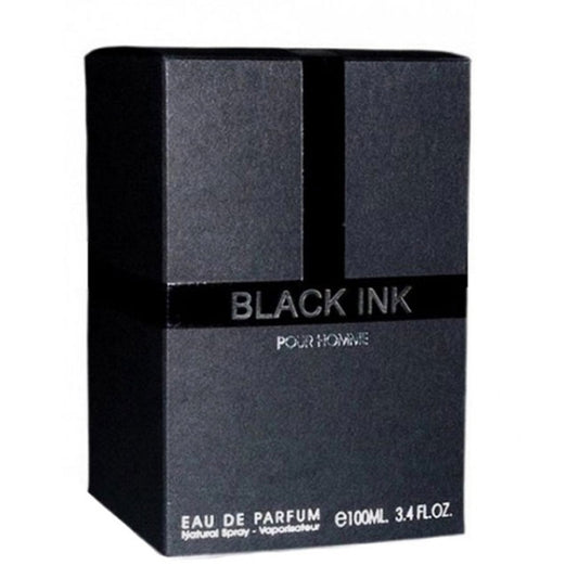 BLACK INK POUR HOMME by Fragrance World, 100 ml edp for Men, original dubai arabic perfume spray