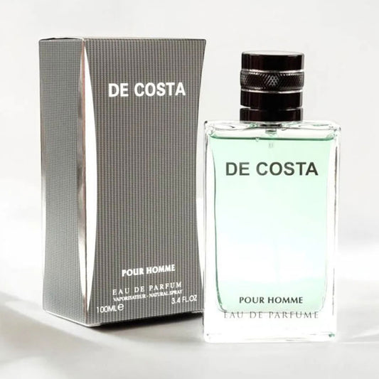 DE COSTA POUR HOMME by Fragrance World, 100 ml edp for Men, original dubai arabic perfume spray