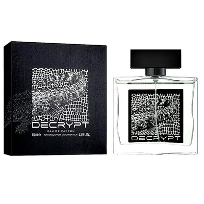 DECRYPT by Fragrance World, 85 ml edp for Men,  original dubai arabic perfume spray