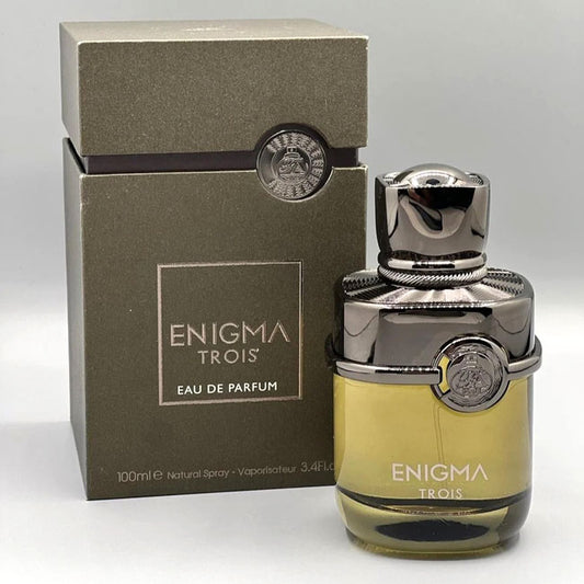 ENIGMA TROIS by Fragrance World, 100 ml edp for Men & Women, original dubai arabic perfume spray