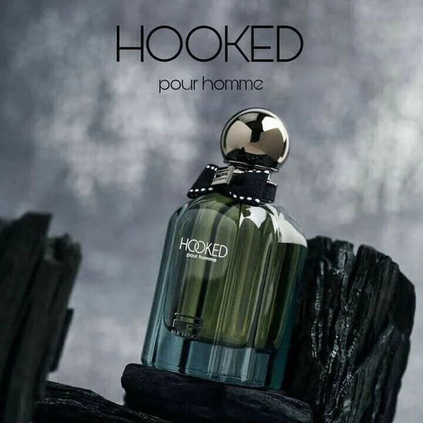 Rue Broca HOOKED POUR HOMME EDP for Men 100 ML Premium Long Lasting Arabic Fragrance