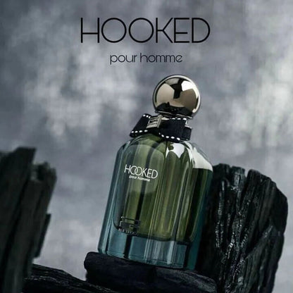 Rue Broca HOOKED POUR HOMME EDP for Men 100 ML Premium Long Lasting Arabic Fragrance