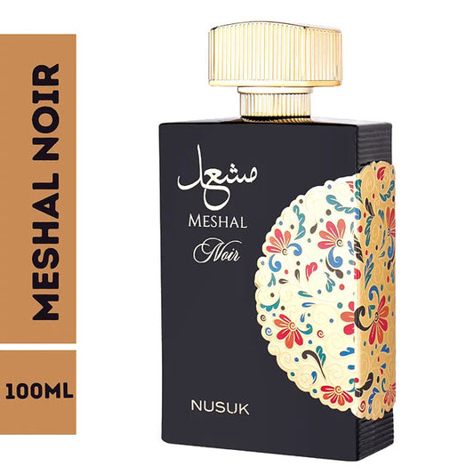 Nusuk MESHAL NOIR, 100 ml extrait de parfum for Men & Women, original dubai arabic perfume spray