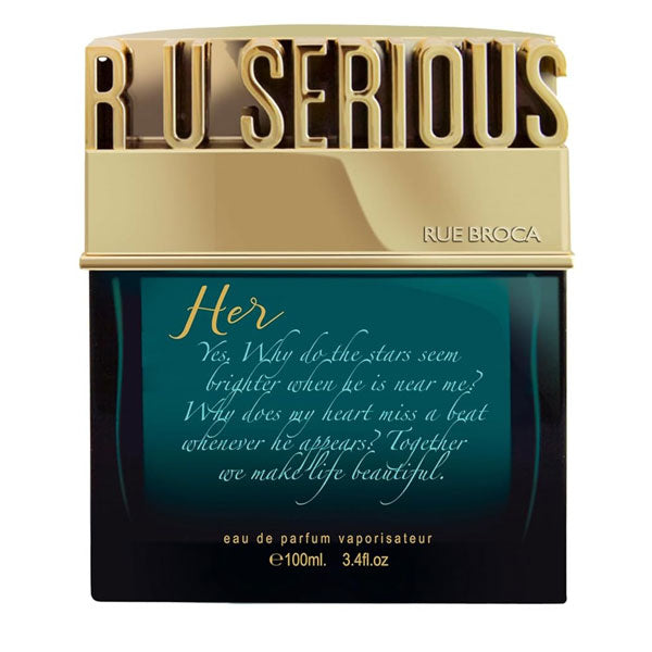Rue Broca R U SERIOUS HER EDP Perfume for Women 100 ML Premium Long Lasting Arabic Fragrance