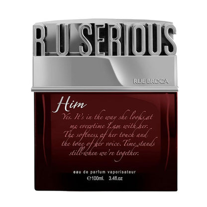 Rue Broca R U SERIOUS HIM EDP Perfume for Men 100 ML Premium Long Lasting Arabic Fragrance