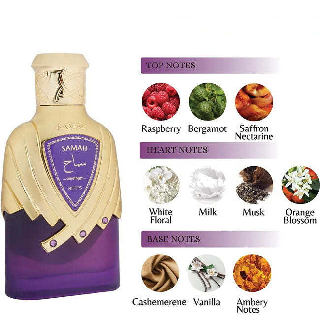 Riiffs SAMAH AMETHYST, 100 ml extrait de parfum for unisex