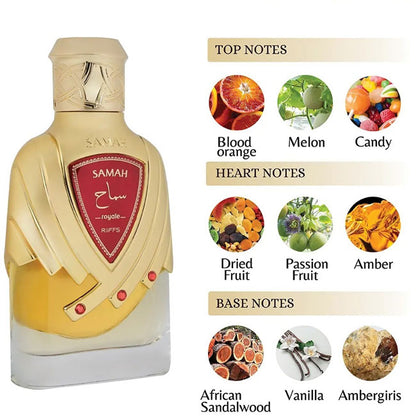 Riiffs SAMAH ROYALE, 100 ml extrait de parfum for unisex