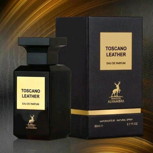 Maison Alhambra TOSCANO LEATHER, 80 ml edp for Men & Women,  original arabic perfume spray