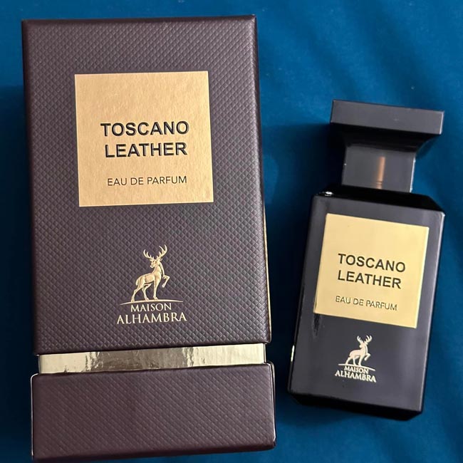 Maison Alhambra TOSCANO LEATHER, 80 ml edp for Men & Women,  original arabic perfume spray